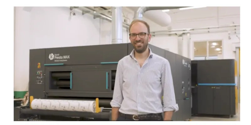 Tintoria Finissaggio 2000 Integrates Kornit Presto MAX for Digital Textile Printing